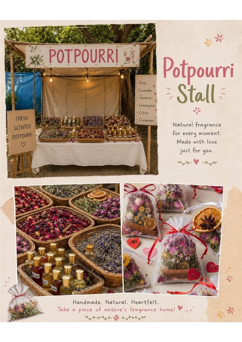 Potpourri Fragrance Carnival Stall